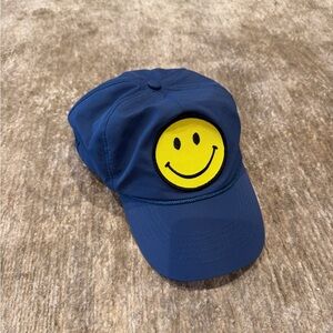 Aviator Nation Smiley Face Graphic Baseball Hat One Size